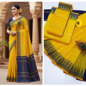 KOEVAI BORDER SILK COTTON SAREE